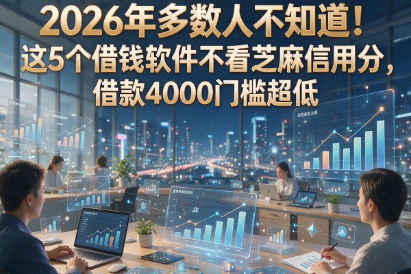 2026年多数人不知道!这5个借钱软件不看芝麻信用分,借款4000门槛超低