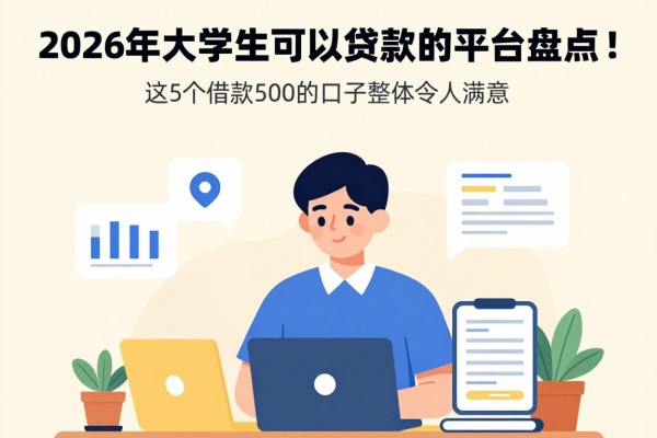 2026年大学生可以贷款的平台盘点!这5个借款500的口子整体令人满意