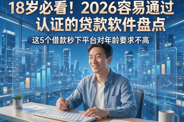 18岁必看！2026容易通过认证的贷款软件盘点，这5个借款秒下平台对年龄要求不高