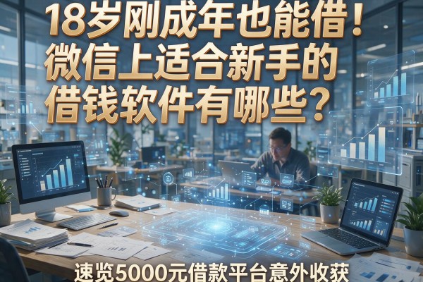18岁刚成年也能借！微信上适合新手的借钱软件有哪些？速览5000元借款平台意外收获