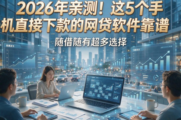 2026年亲测!这5个手机直接下款的网贷软件靠谱,随借随有超多选择