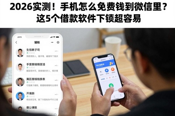 2026实测!手机怎么免费借钱到微信里?这5个借款软件下款超容易