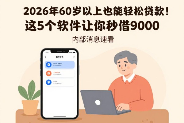 2026年60岁以上也能轻松贷款！这5个软件让你秒借9000，内部消息速看