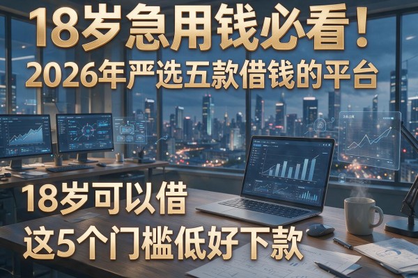 18岁急用钱必看！2026年严选五款借钱的平台18岁可以借，这5个门槛低好下款