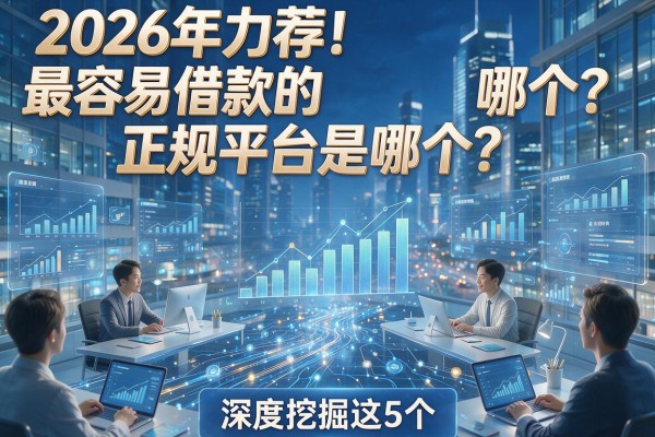 2026年力荐!最容易借款的正规平台是哪个?深度挖掘这5个!