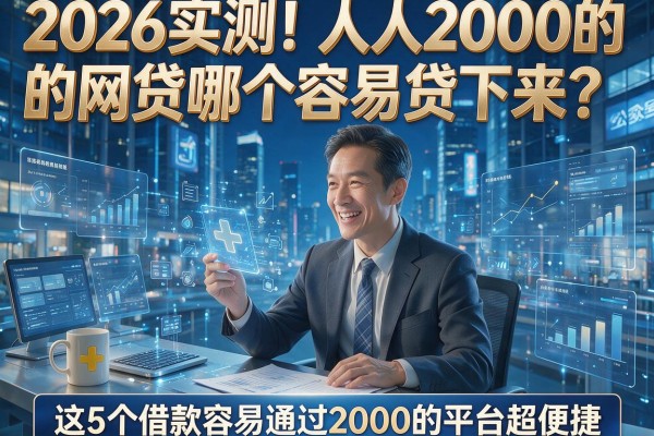 2026实测!人人2000的网贷哪个容易贷下来?这5个借款容易通过2000的平台超便捷