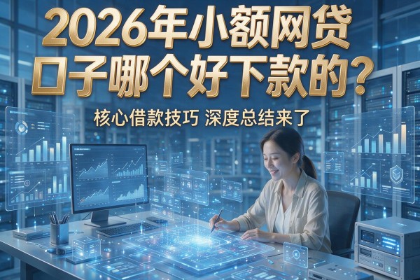 2026年小额网贷口子哪个好下款的?核心借款技巧深度总结来了!