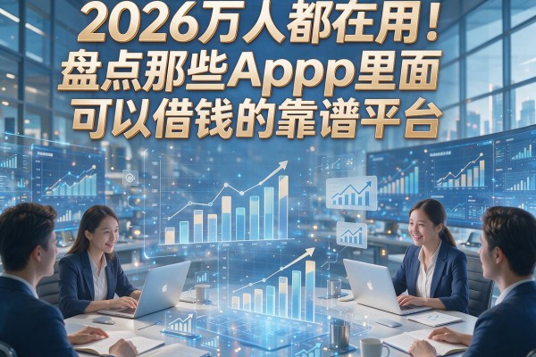 2026万人都在用!盘点那些App里面可以借钱的靠谱平台
