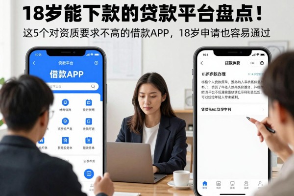 18岁能下款的贷款平台盘点！这5个对资质要求不高的借款APP，18岁申请也容易通过