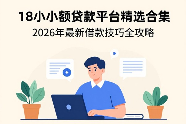 18个小额贷款平台精选合集!2026年最新借款技巧全攻略