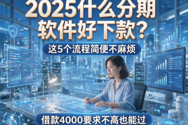 2025什么分期软件好下款？这5个流程简便不麻烦，借款4000要求不高也能过！