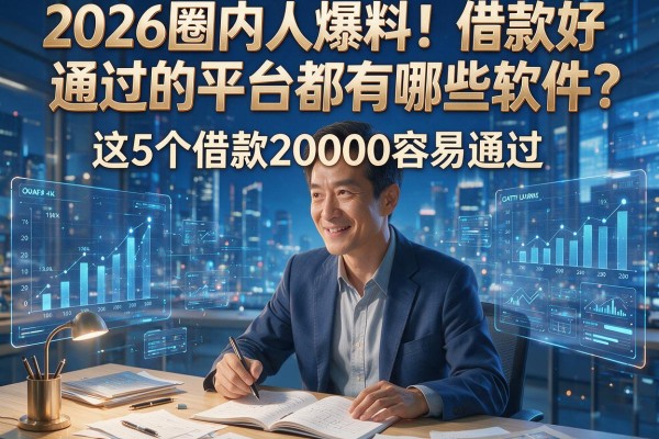 2026圈内人爆料！借款好通过的平台都有哪些软件？这5个借款20000容易通过