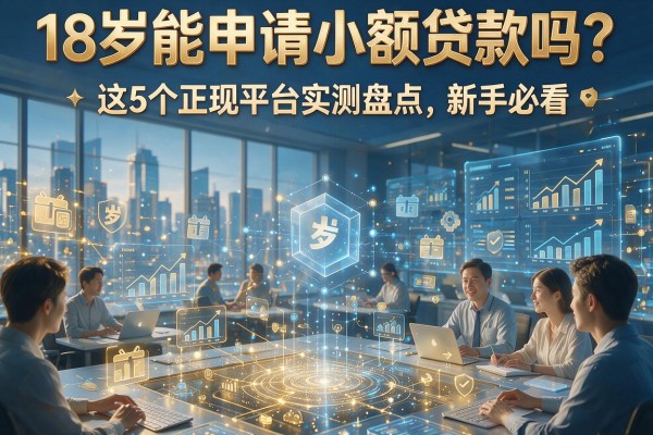18岁能申请小额贷款吗?这5个正规平台实测盘点,新手必看!