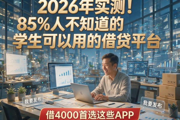 2026年实测！85%人不知道的学生可以用的借贷平台，借4000首选这些APP