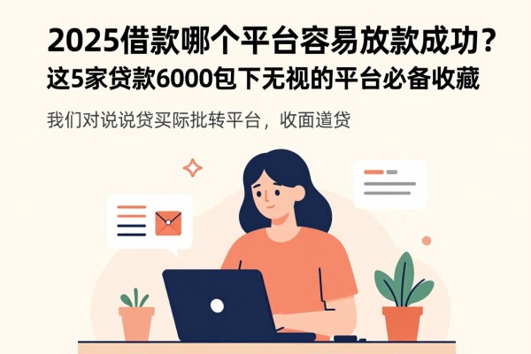 2025借款哪个平台容易放款成功?这5家贷款6000包下无视的平台必备收藏!