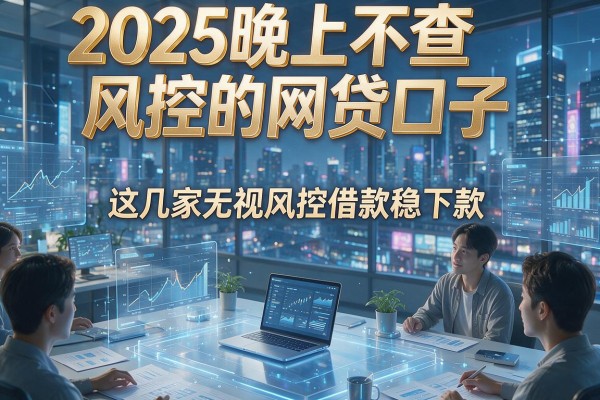 2025晚上不查风控的网贷口子,这几家无视风控借款稳下款!