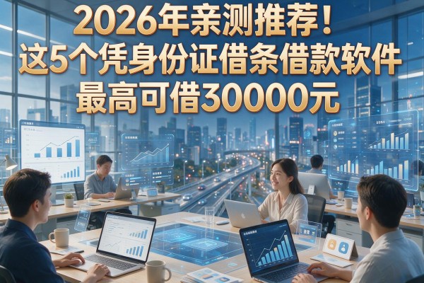 2026年亲测推荐!这5个凭身份证借条借款软件,最高可借30000元