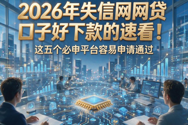 2026年失信网贷口子好下款的速看!这五个必申平台容易申请通过