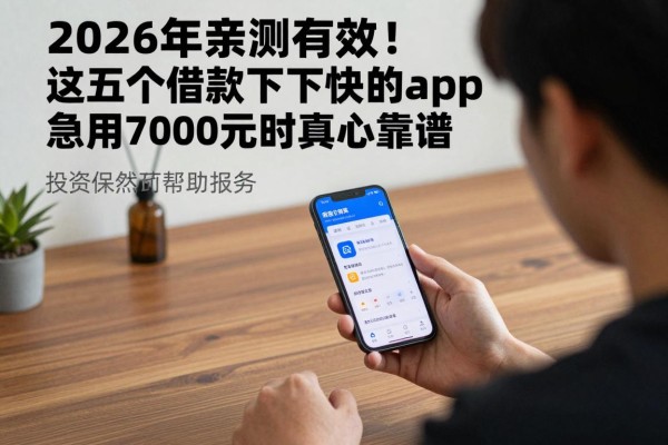 2026年亲测有效!这五个借款下款快的app,急用7000元时真心靠谱