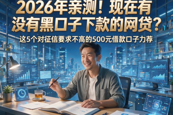 2026年亲测!现在有没有黑口子下款的网贷?这5个对征信要求不高的500元借款口子力荐