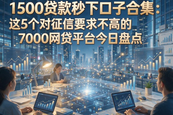 1500贷款秒下口子合集:这5个对征信要求不高的7000网贷平台今日盘点