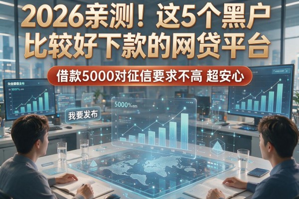 2026亲测!这5个黑户比较好下款的网贷平台,借款5000对征信要求不高超安心
