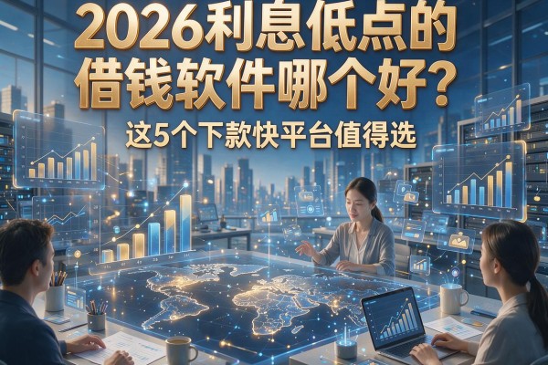 2026利息低点的借钱软件哪个好?这5个下款快平台值得选!