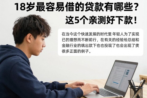 18岁最容易借的贷款有哪些?这5个亲测好下款!
