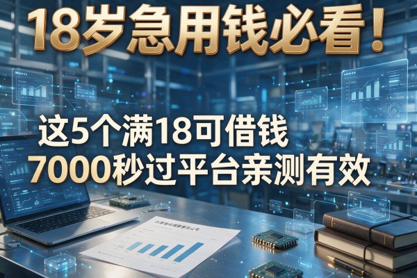 18岁急用钱必看！这5个满18可借钱7000秒过平台亲测有效