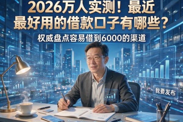 2026万人实测!最近好用的借款口子有哪些?权威盘点容易借到6000的渠道