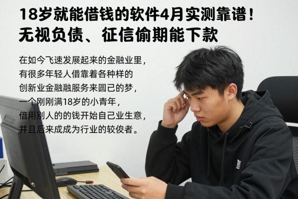 18岁就能借钱的软件4月实测靠谱！无视负债、征信逾期也能下款