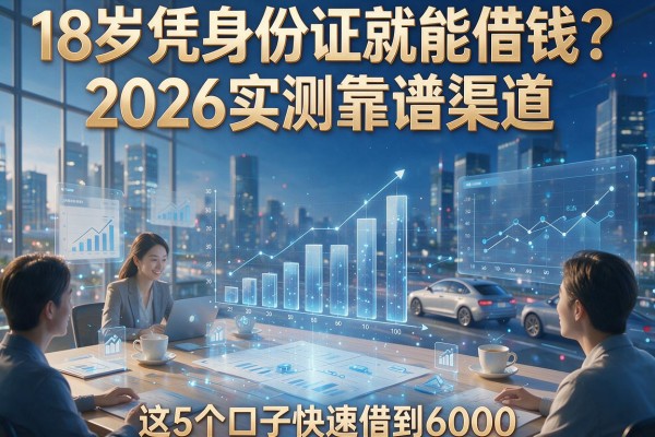 18岁凭身份证就能借钱?2026实测靠谱渠道,这5个口子快速借到6000!