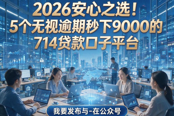 2026安心之选！5个无视逾期秒下9000的714贷款口子平台