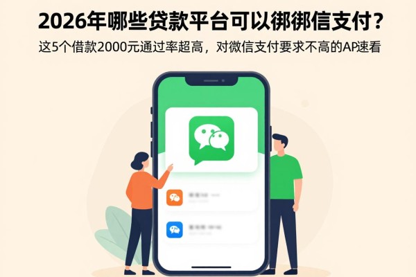 2026年哪些贷款平台可以绑定微信支付？这5个借款2000元通过率超高、对微信支付要求不高的APP速看