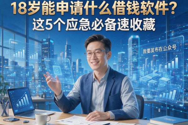 18岁能申请什么借钱软件?这5个应急必备速收藏!