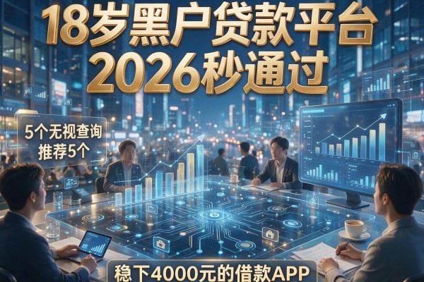 18岁黑户贷款平台2026秒通过,推荐5个无视查询稳下4000元的借款APP