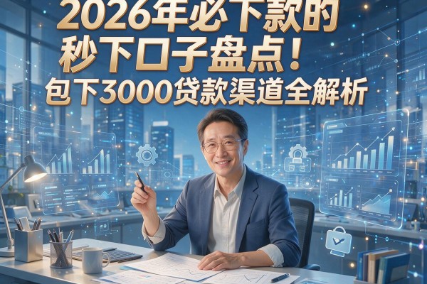 2026年必下款的秒下口子盘点!包下3000贷款渠道全解析