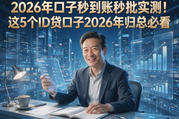 2026年口子秒到账秒批实测!这5个ID贷口子2026年归总必看
