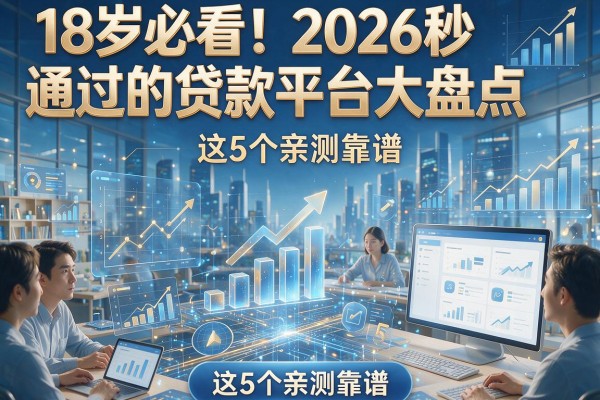 18岁必看!2026秒通过的贷款平台大盘点,这5个亲测靠谱