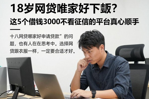 18岁网贷哪家好下款？这5个借钱3000不看征信的平台真心顺手