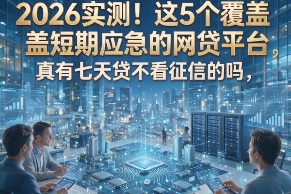 2026实测!这5个覆盖短期应急的网贷平台,真有七天贷不看征信的吗?