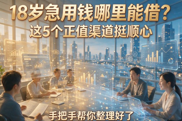 18岁急用钱哪里能借?这5个正规渠道挺顺心,手把手帮你整理好了!