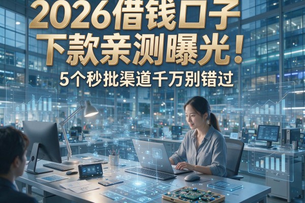 2026借钱口子下款亲测曝光！5个秒批渠道千万别错过