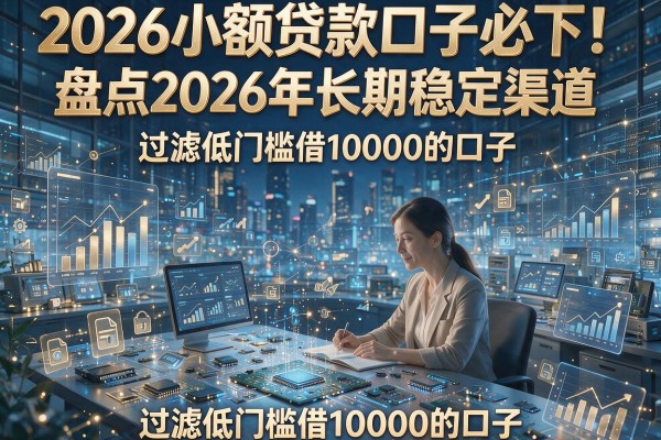 2026小额贷款口子必下!盘点2026年长期稳定渠道,过滤低门槛借10000的口子