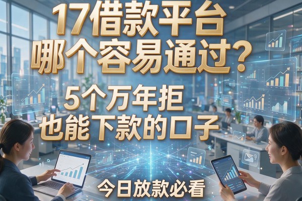 17借款平台哪个容易通过?5个万年拒也能下款的口子,今日放款必看!
