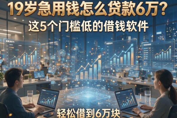 19岁急用钱怎么贷款6万?这5个门槛低的借钱软件,轻松借到6万块