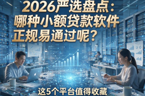 2026严选盘点:哪种小额贷款软件正规易通过呢?这5个平台值得收藏!