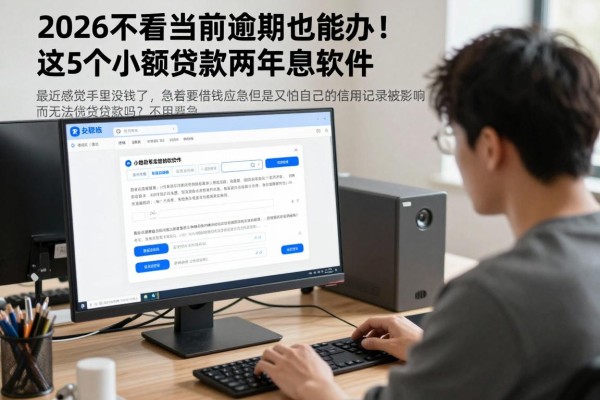 2026不看当前逾期也能办！这5个小额贷款两年免息软件，逾期要求真不高