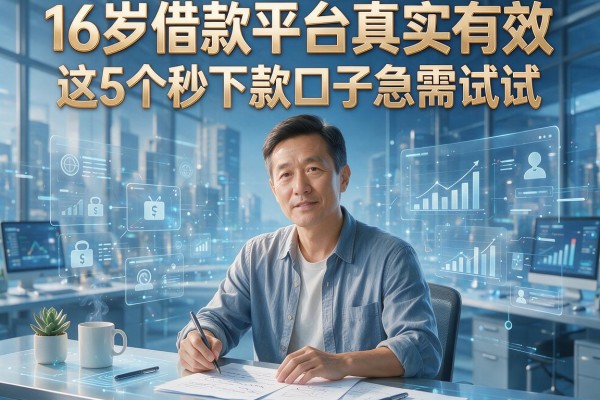 16岁借款平台真实有效，这5个秒下款口子急需试试