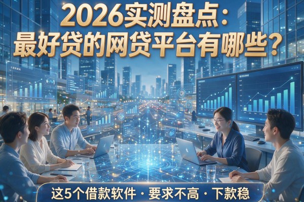 2026实测盘点：最好贷的网贷平台有哪些？这5个借款软件要求不高、下款稳！